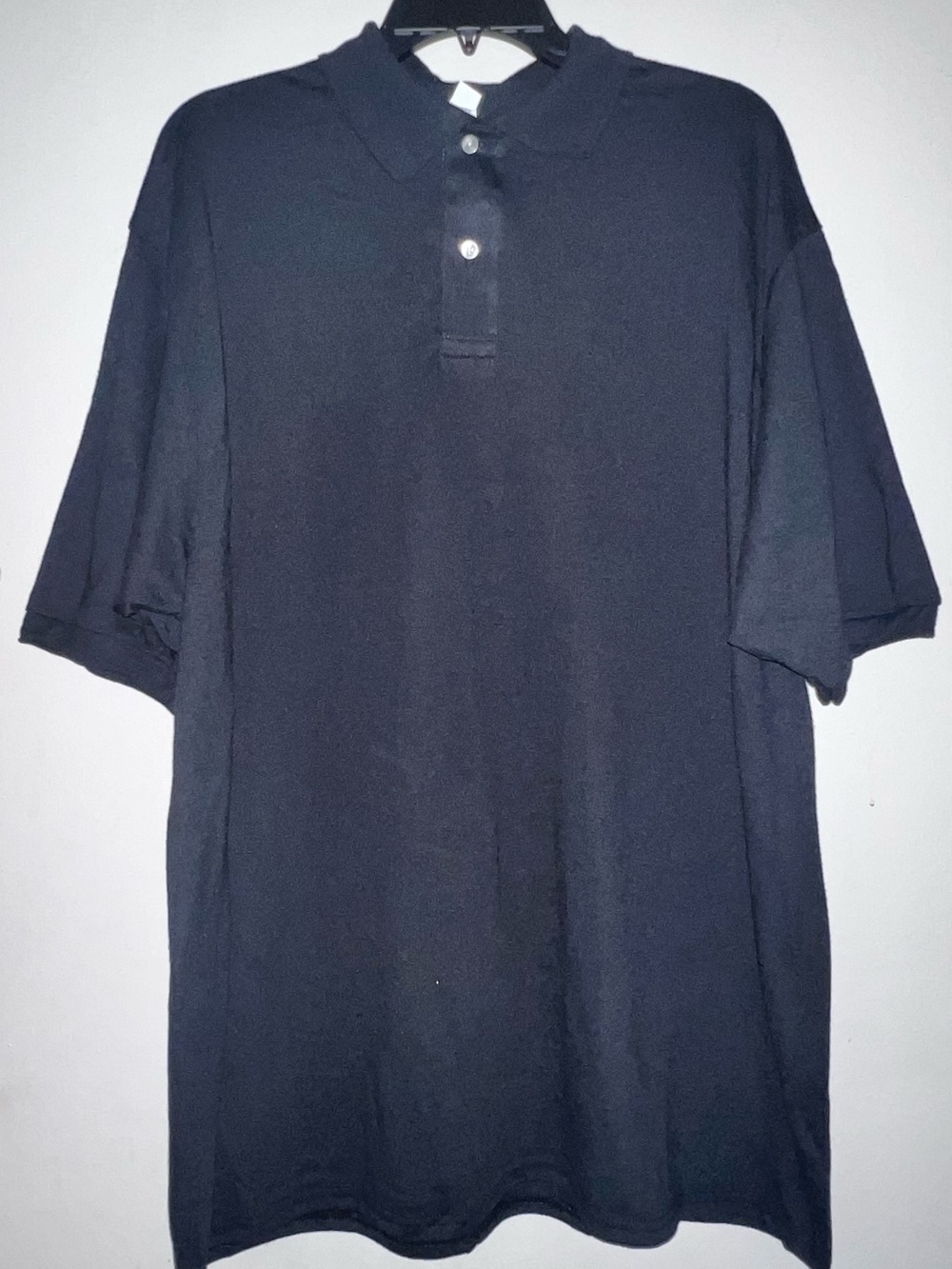 Jerzees Men's Black Polo Shirt